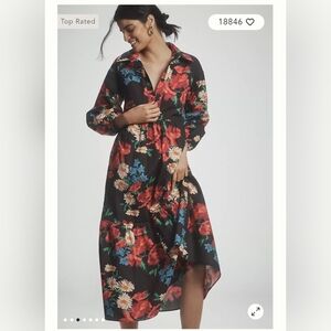 Anthropologie Printed Shirt Sress. NWT!!!